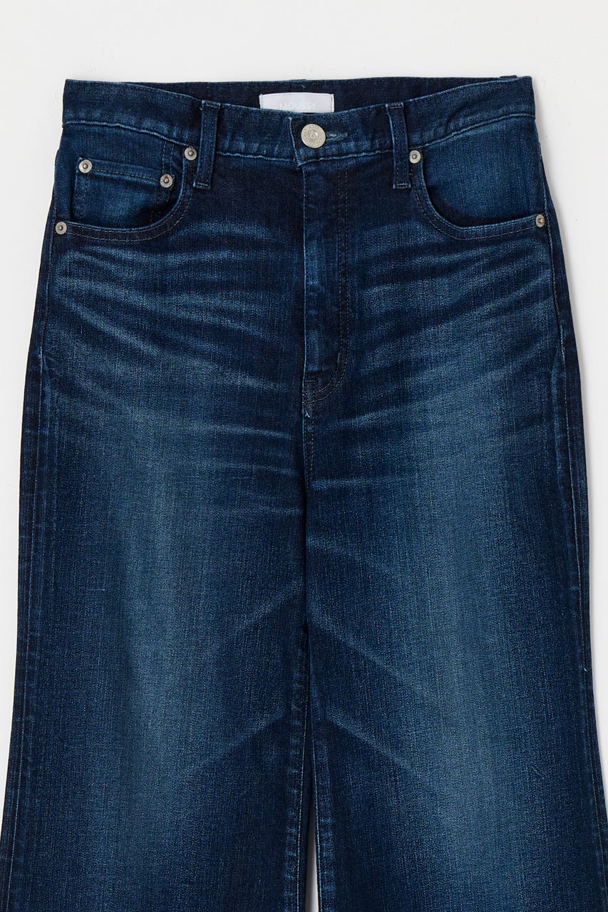 【美脚見えデニム】【SNSで話題！】ADVANCED LONG LEG フレア D/BLU 23inch