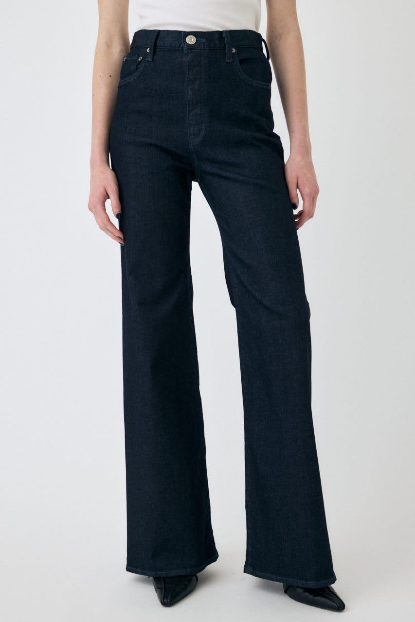【美脚見えデニム】【SNSで話題！】ADVANCED LONG LEG フレア One Wash 25inch