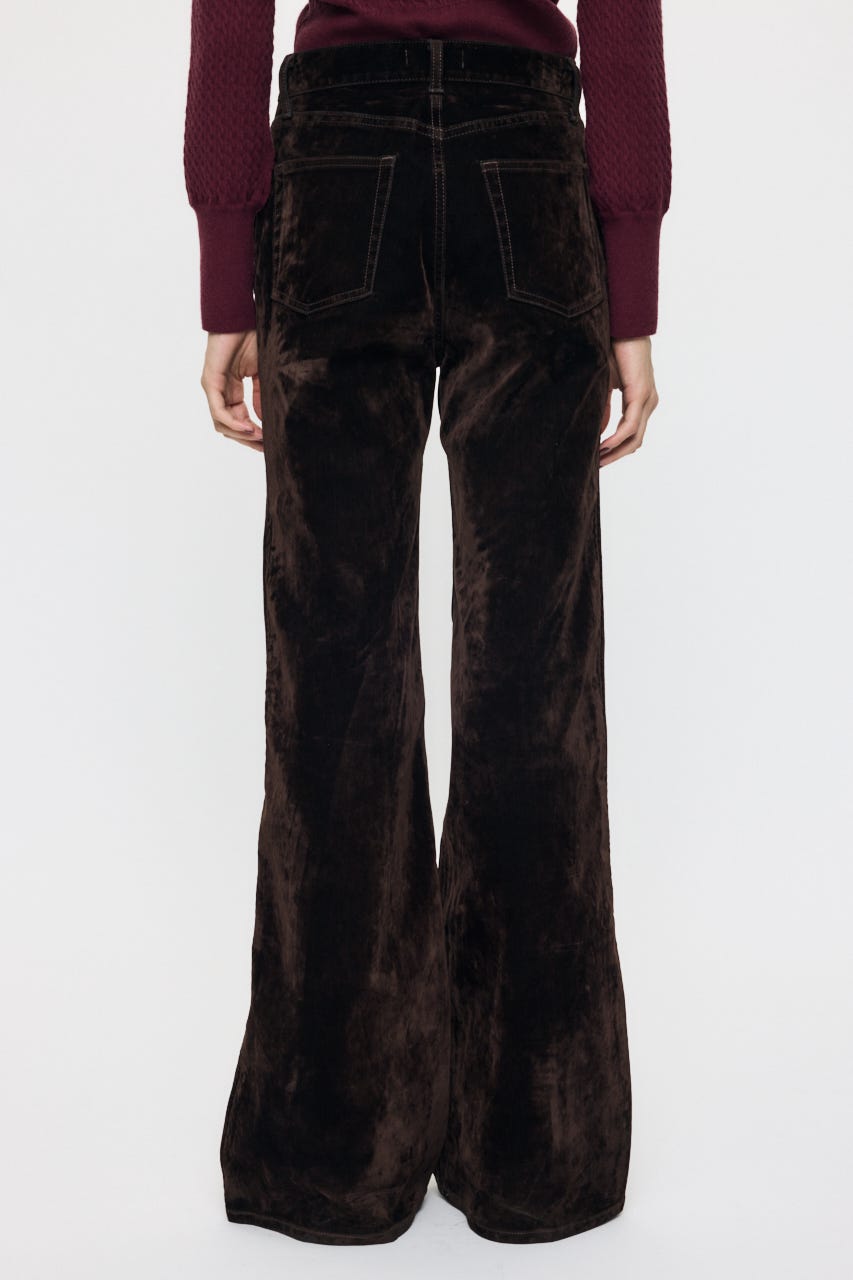 VELVET LONG LEG フレア BRN 0