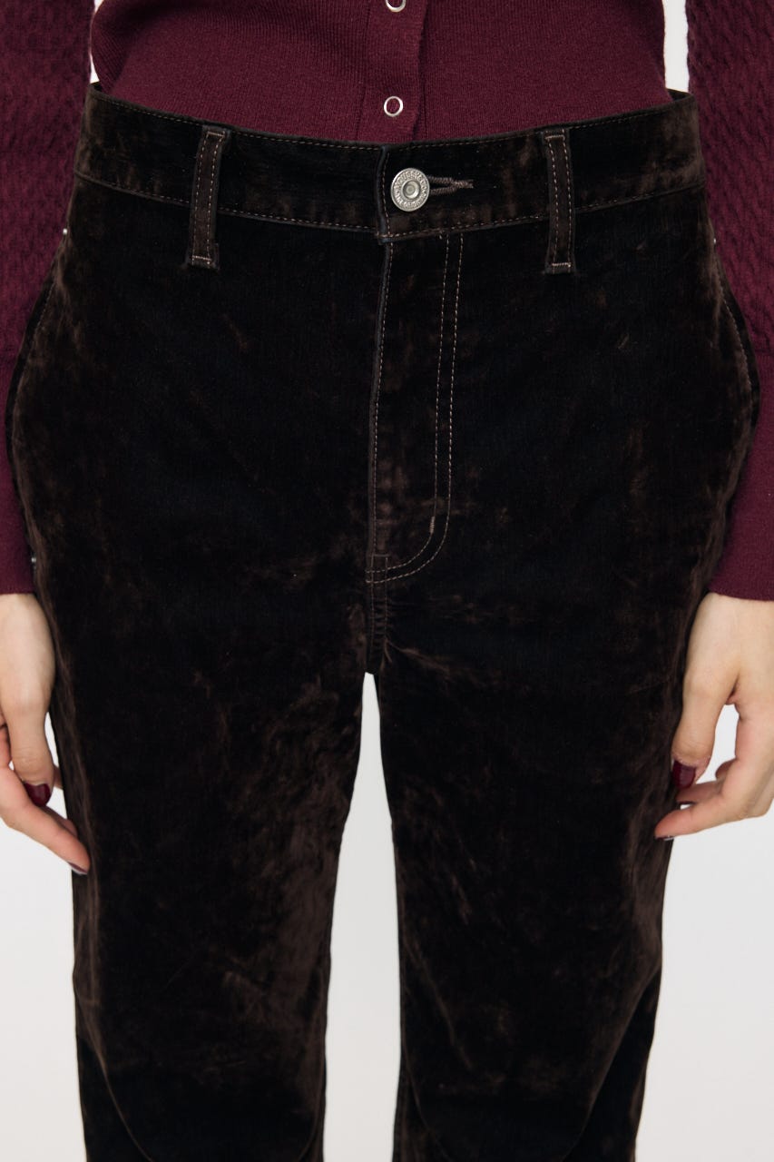 VELVET LONG LEG フレア BRN 0