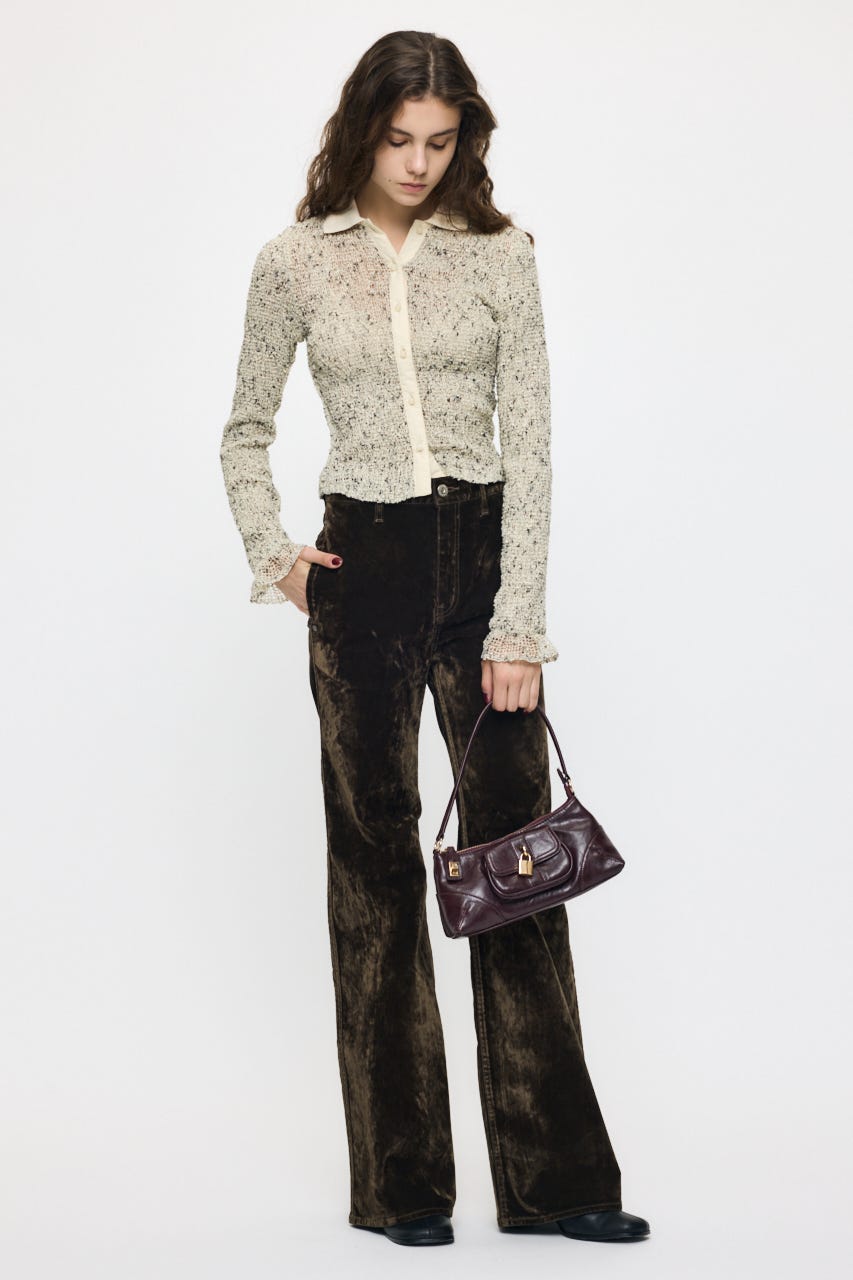 VELVET LONG LEG フレア KHA 2