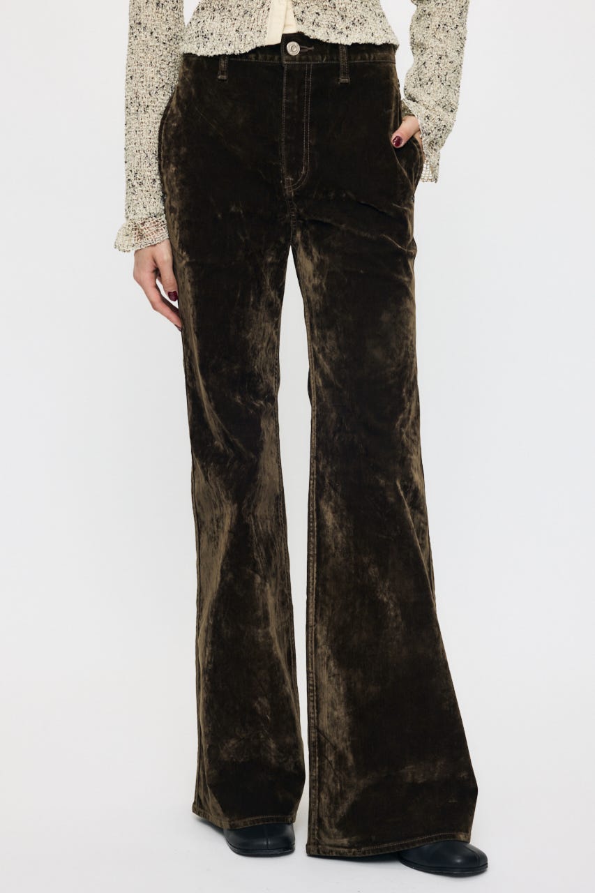 VELVET LONG LEG フレア KHA 2