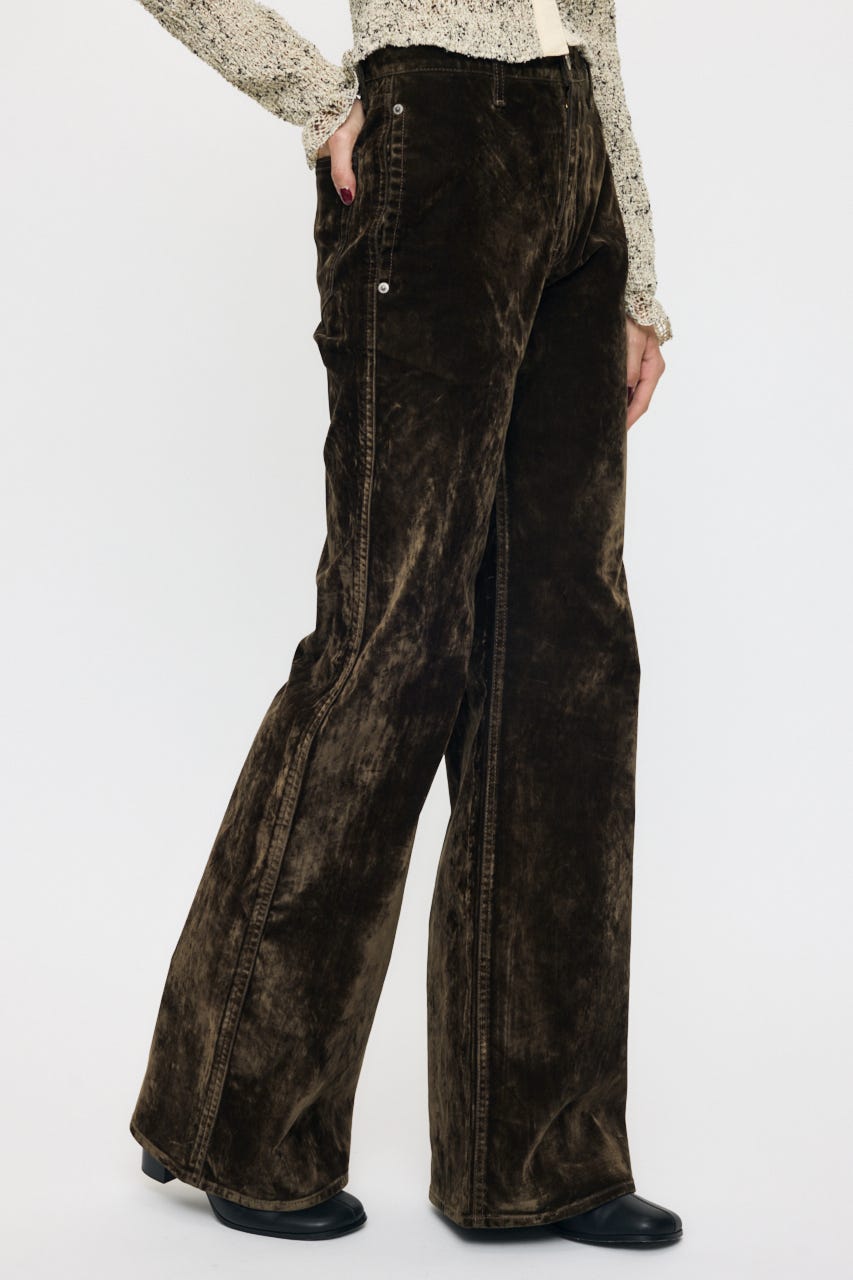 VELVET LONG LEG フレア KHA 2