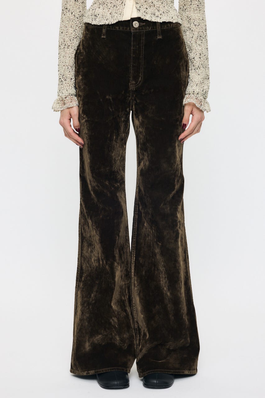 VELVET LONG LEG フレア KHA 2