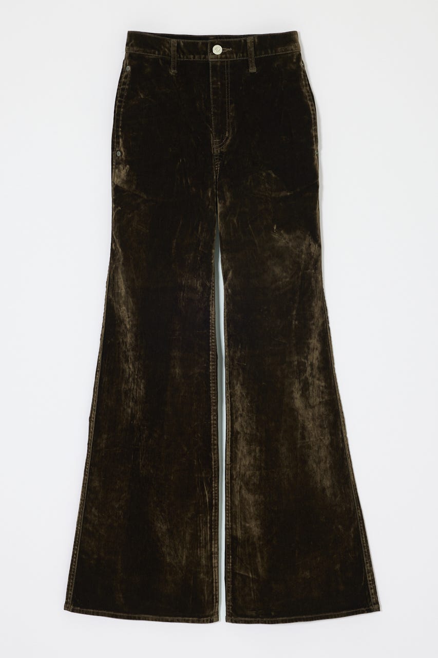 VELVET LONG LEG フレア KHA 2
