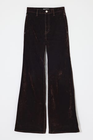 【AW予約アイテム】VELVET LONG LEG フレア