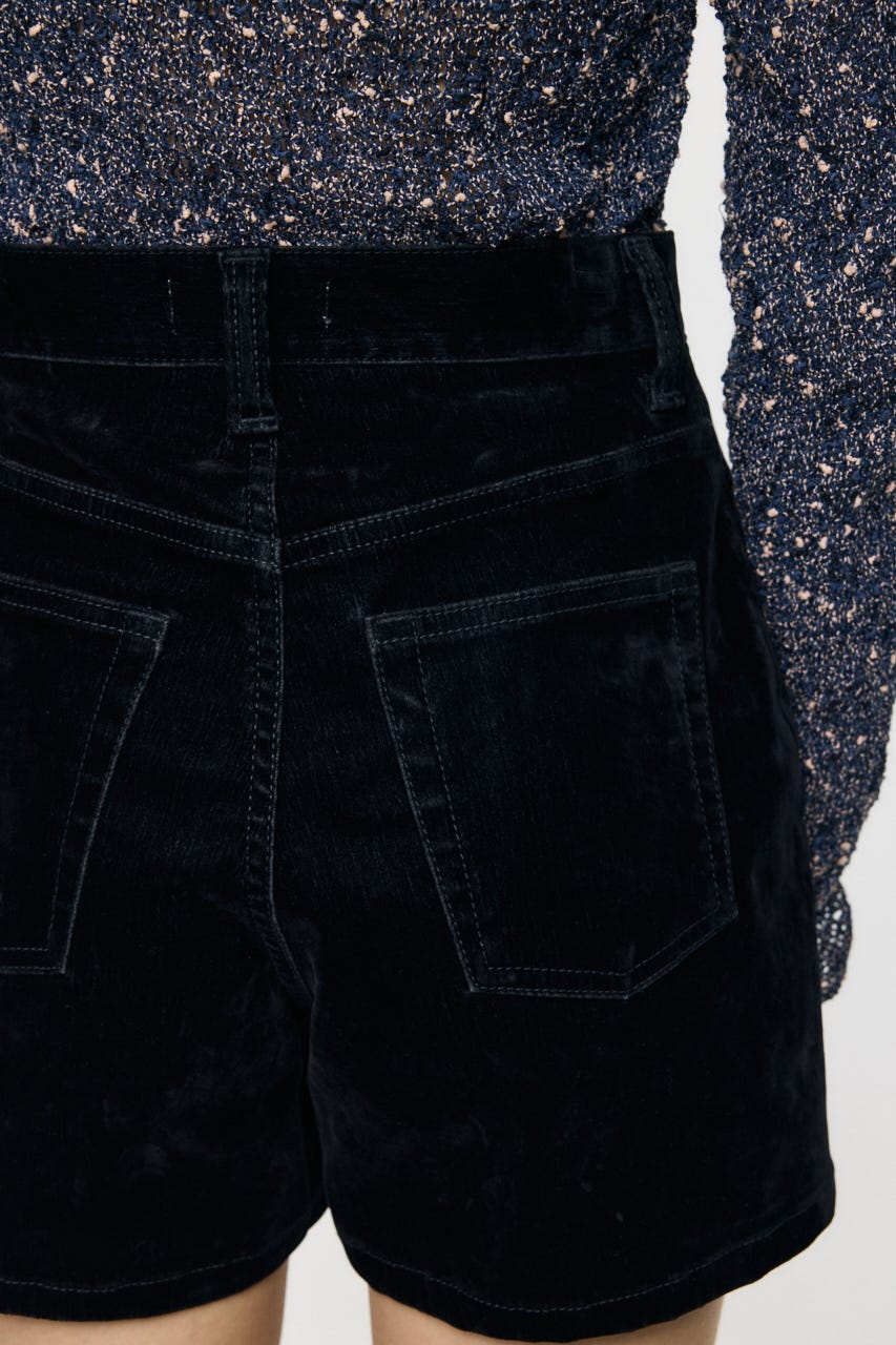 VELVET MICRO ショーツ BLK 1