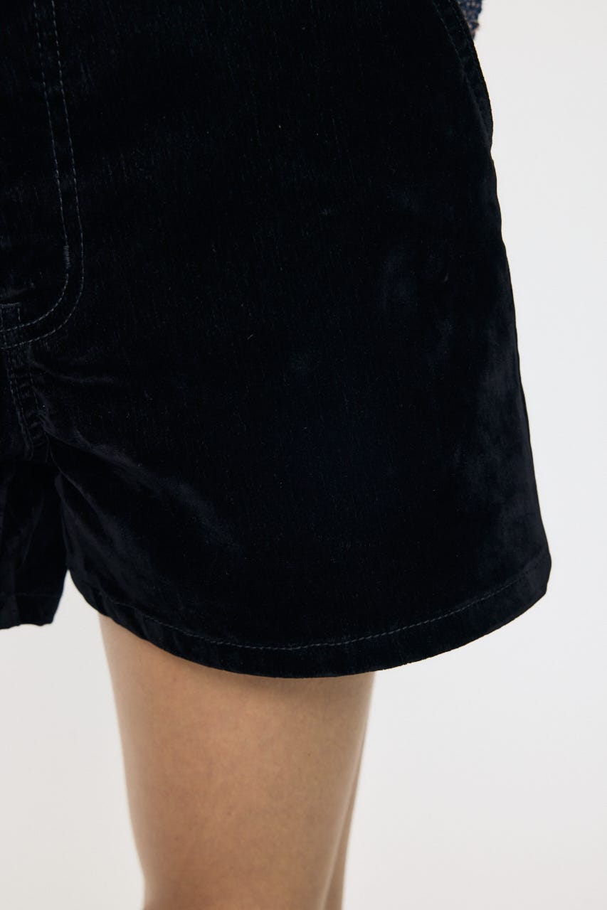 VELVET MICRO ショーツ BLK 1