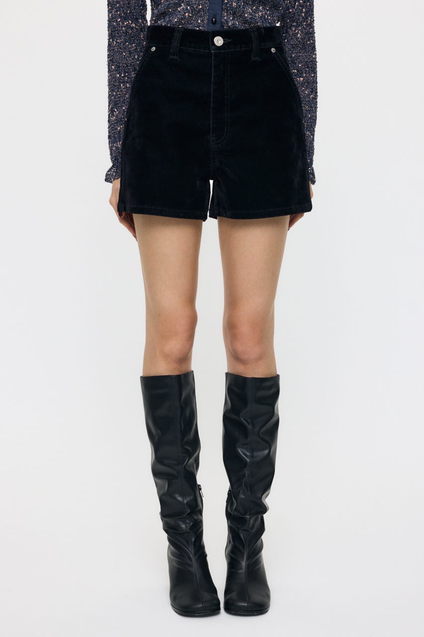 VELVET MICRO ショーツ BLK 1