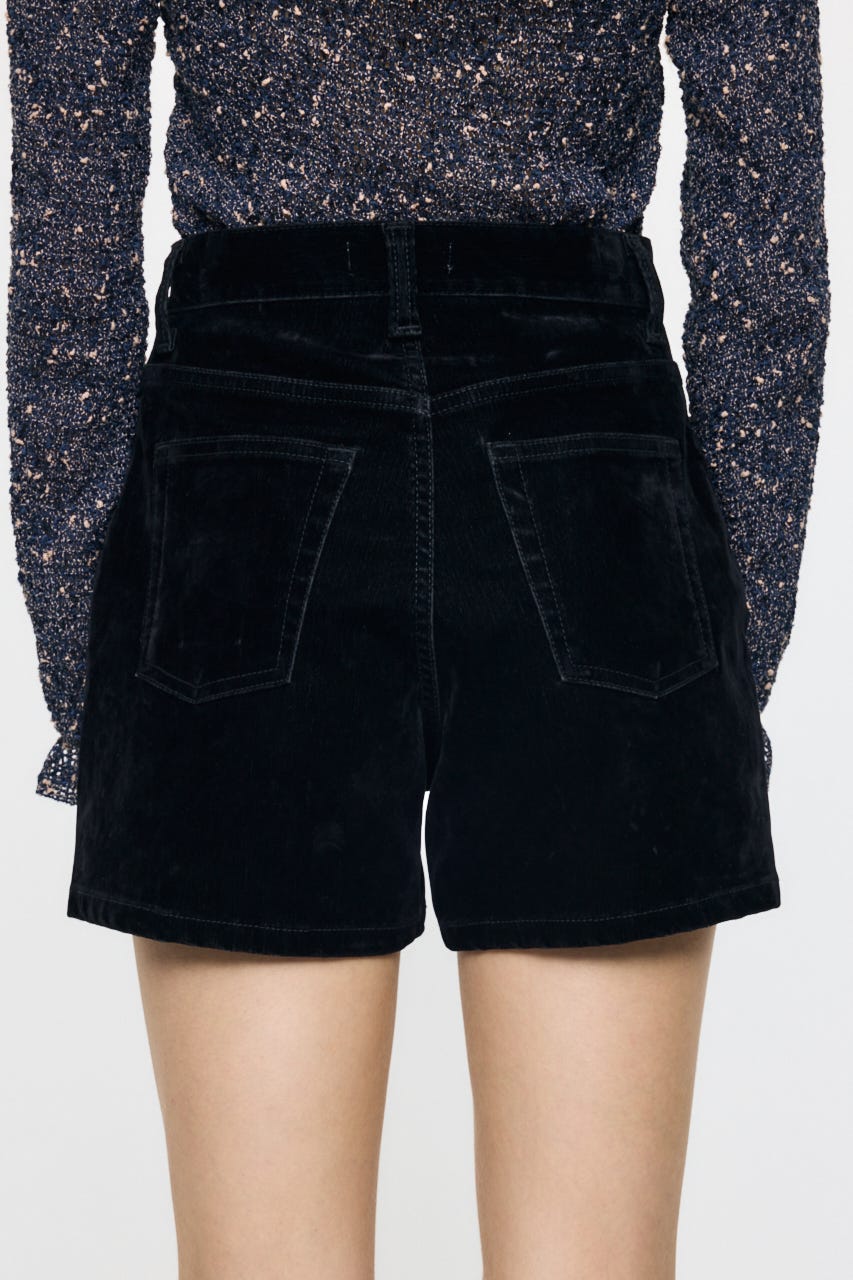 VELVET MICRO ショーツ BLK 1
