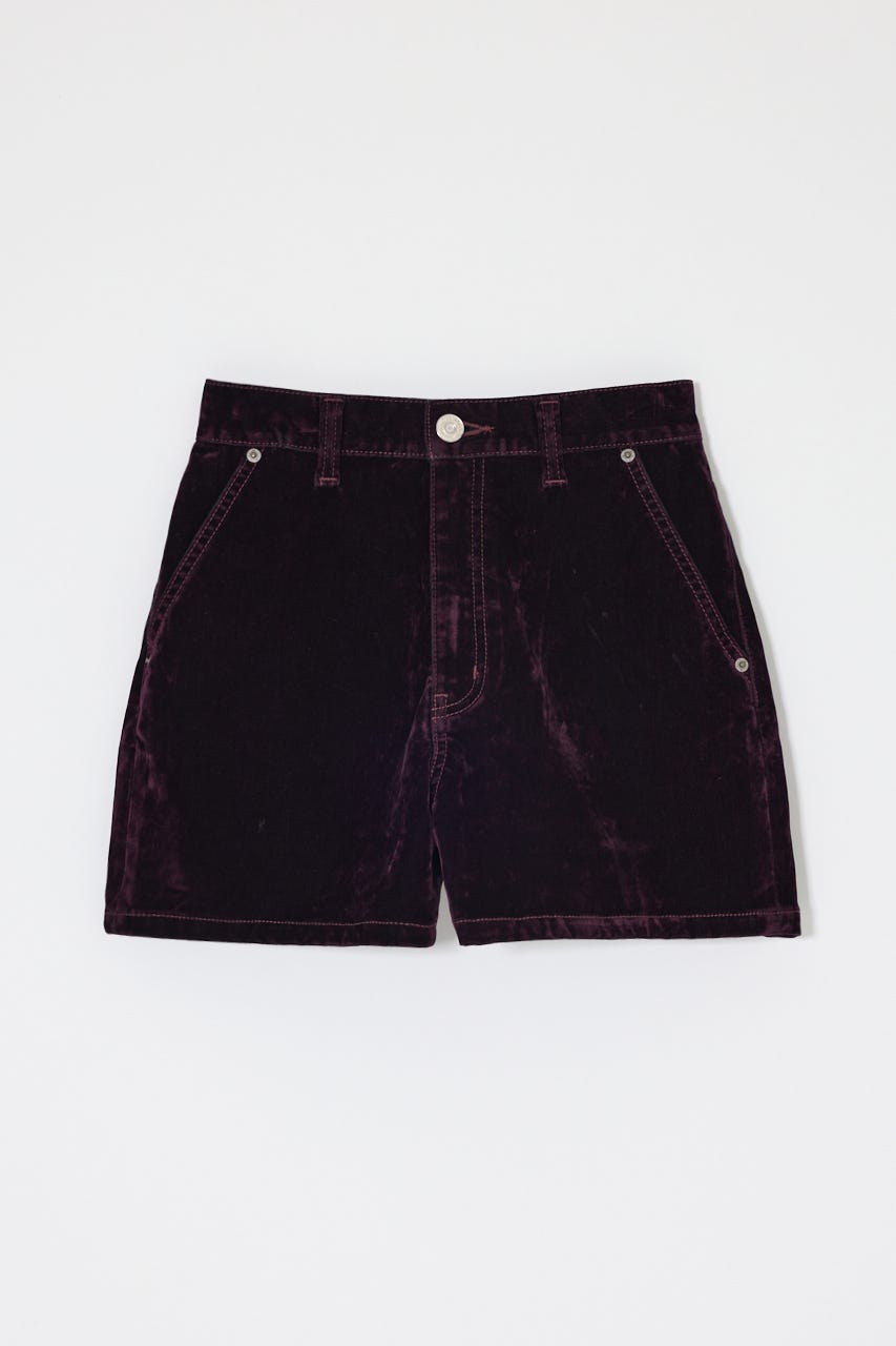 MOUSSY | 【AW予約アイテム】VELVET MICRO ショーツ (ショートパンツ