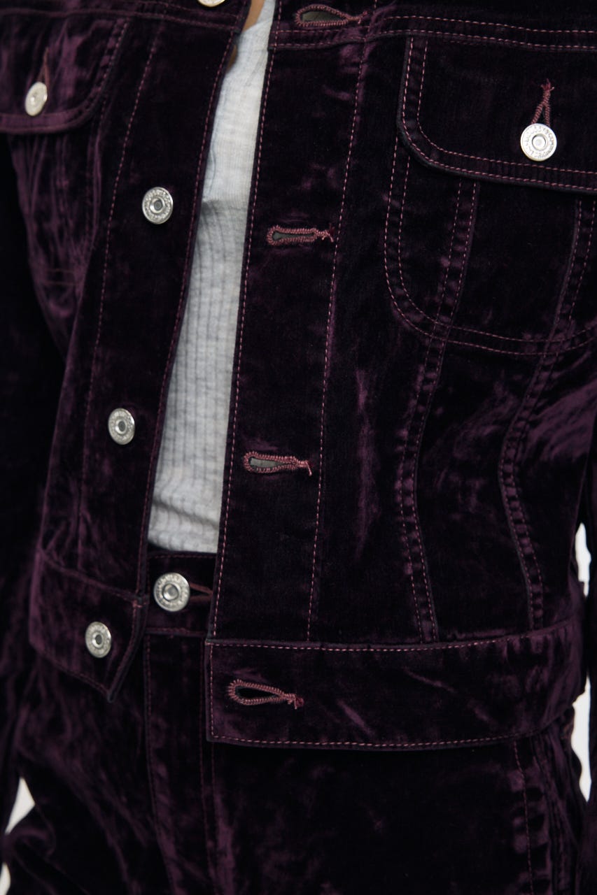 VELVET SHORT ジャケット BRD 1