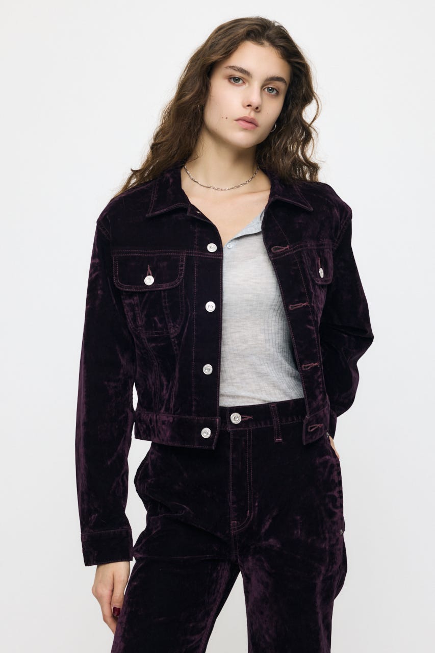VELVET SHORT ジャケット BRD 1