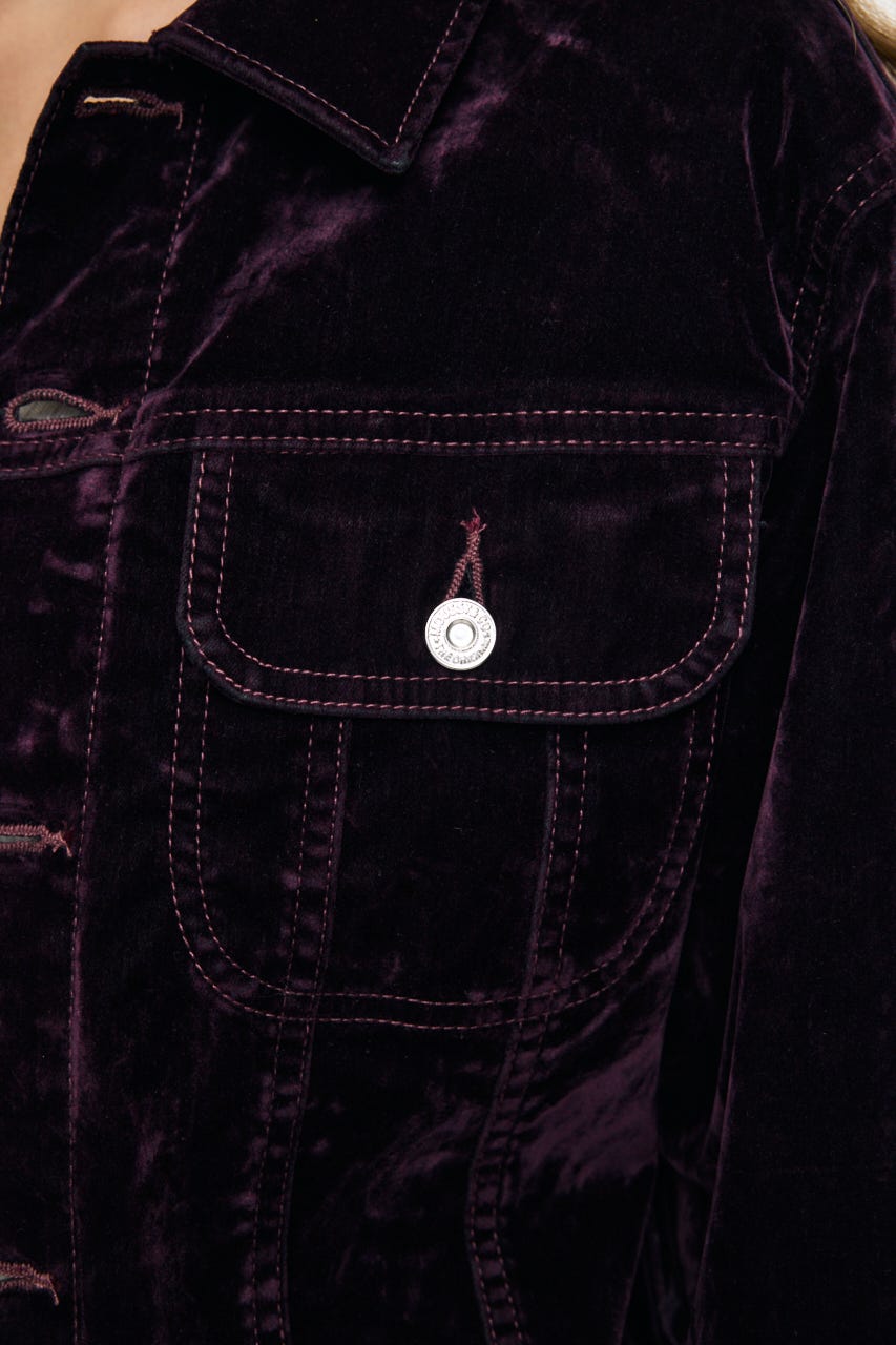 VELVET SHORT ジャケット BRD 1
