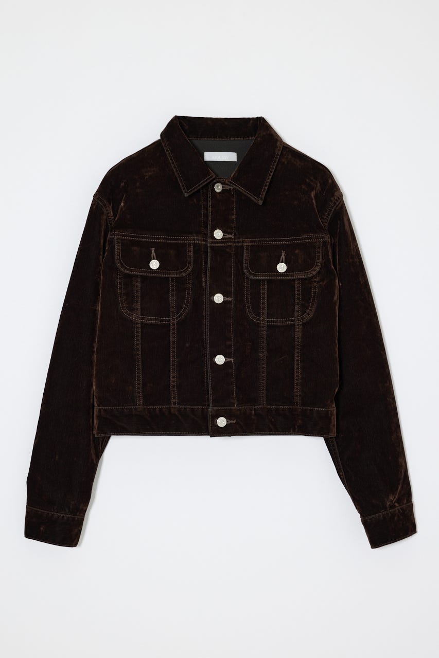 VELVET SHORT ジャケット BRN 2