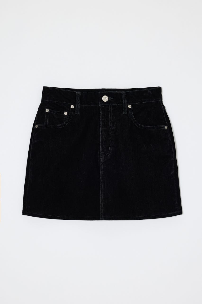 VELVET MINI スカート BLK 2