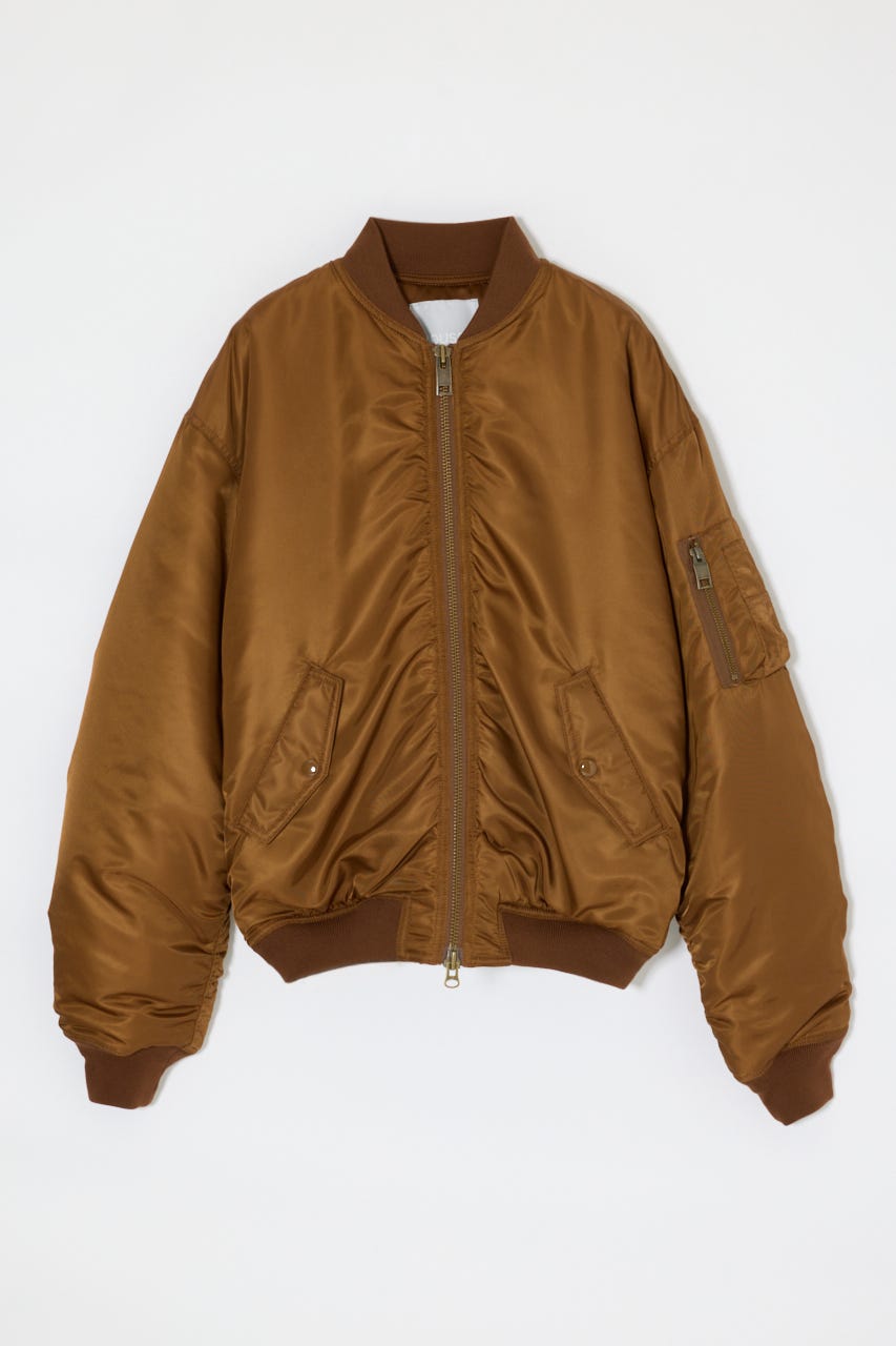 GATHER NYLON MA-1 BRN 1
