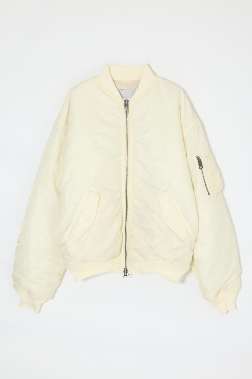 【EC・一部店舗限定】GATHER NYLON MA-1 IVOY 2