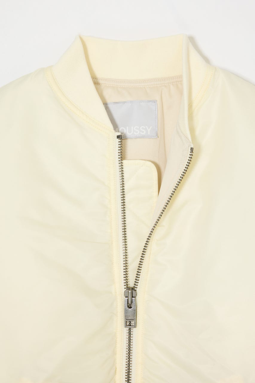 【EC・一部店舗限定】GATHER NYLON MA-1 IVOY 2