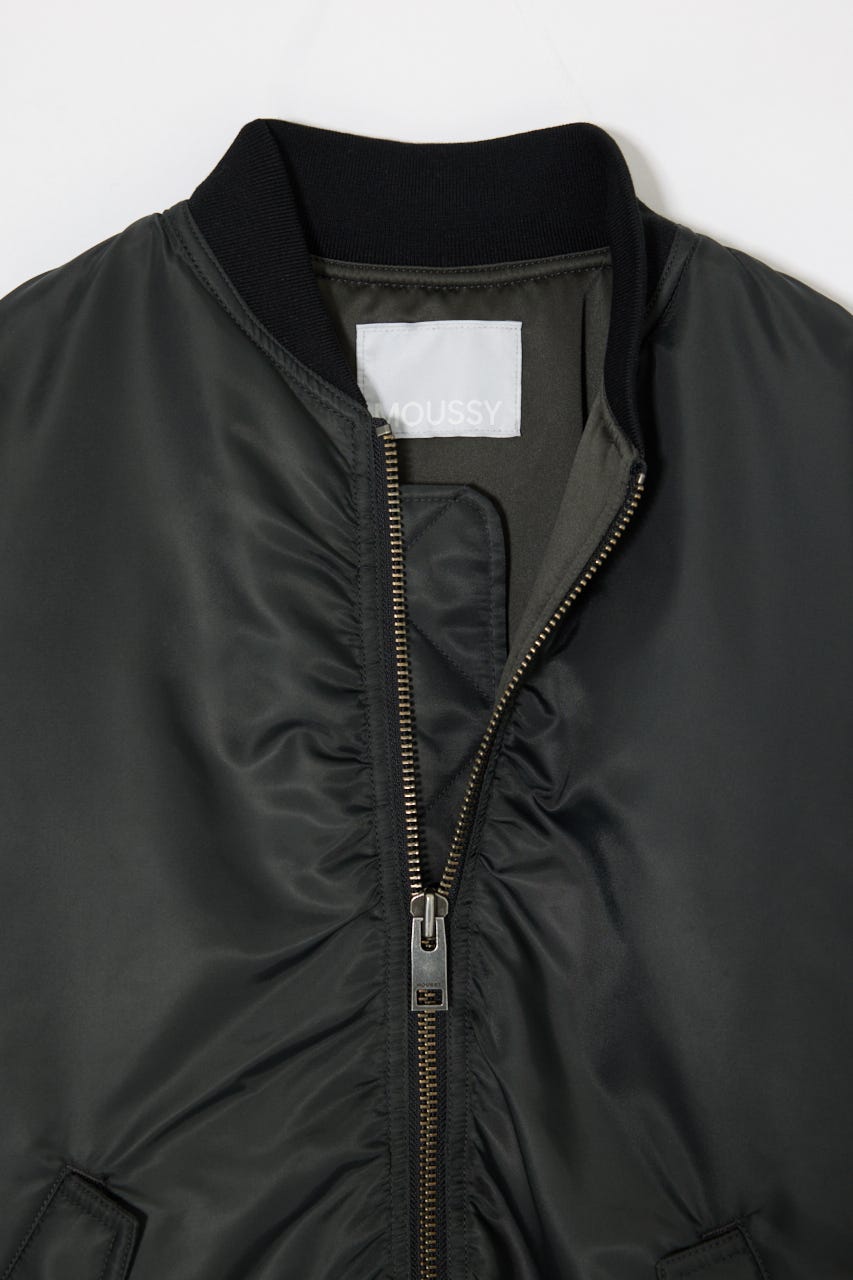 GATHER NYLON MA-1 L/BLK 2