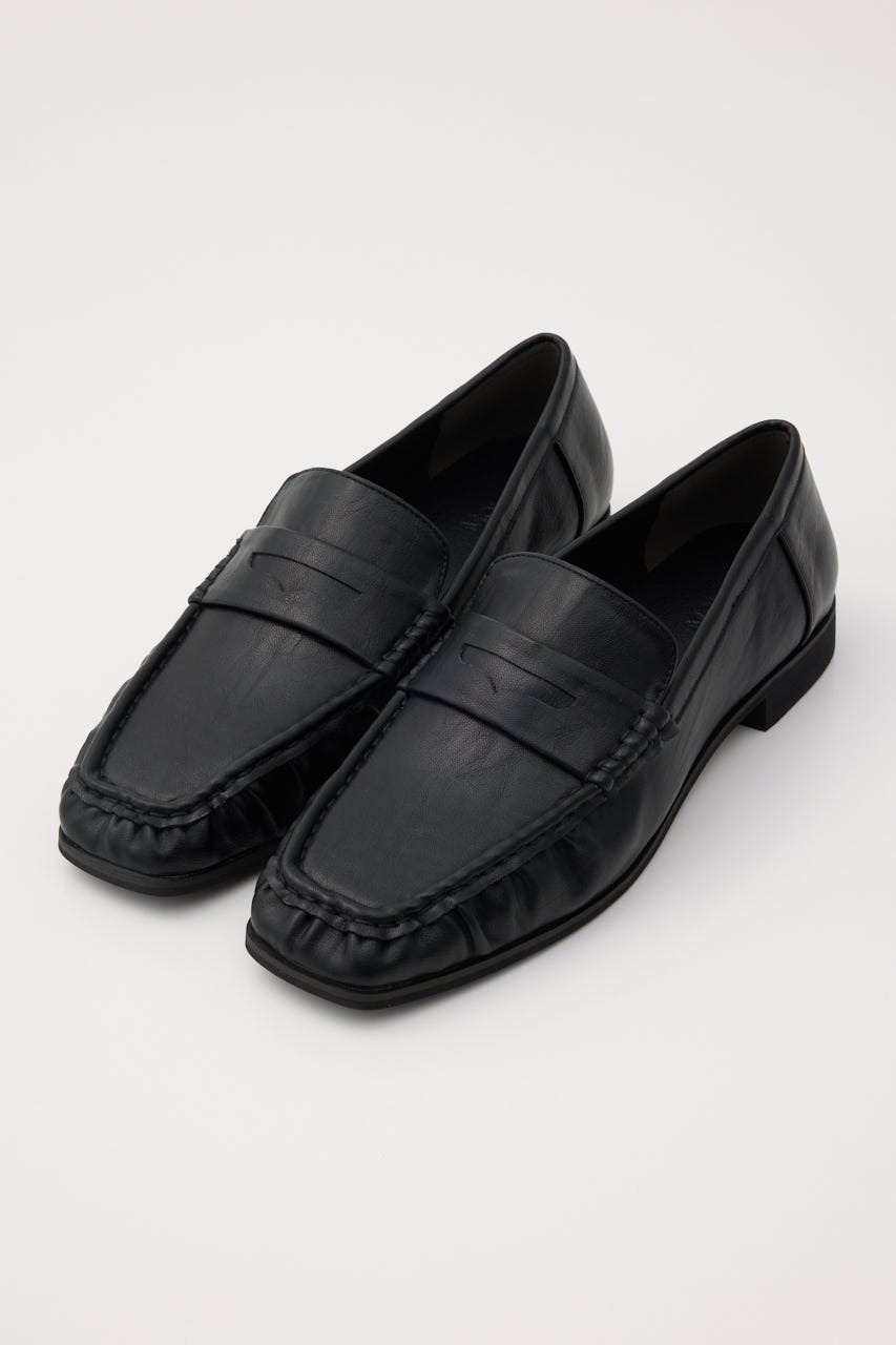 GATHER FLAT ローファー BLK L