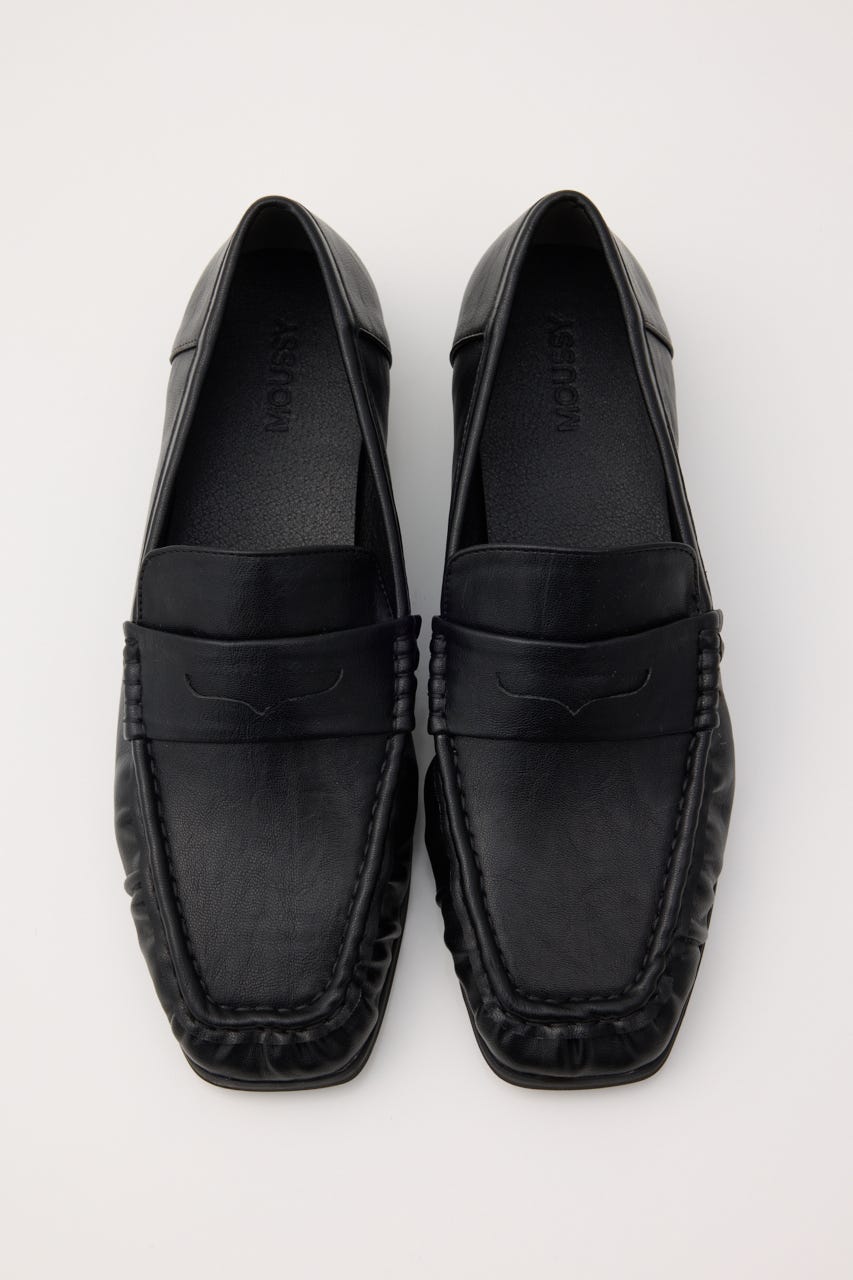 GATHER FLAT ローファー BLK L