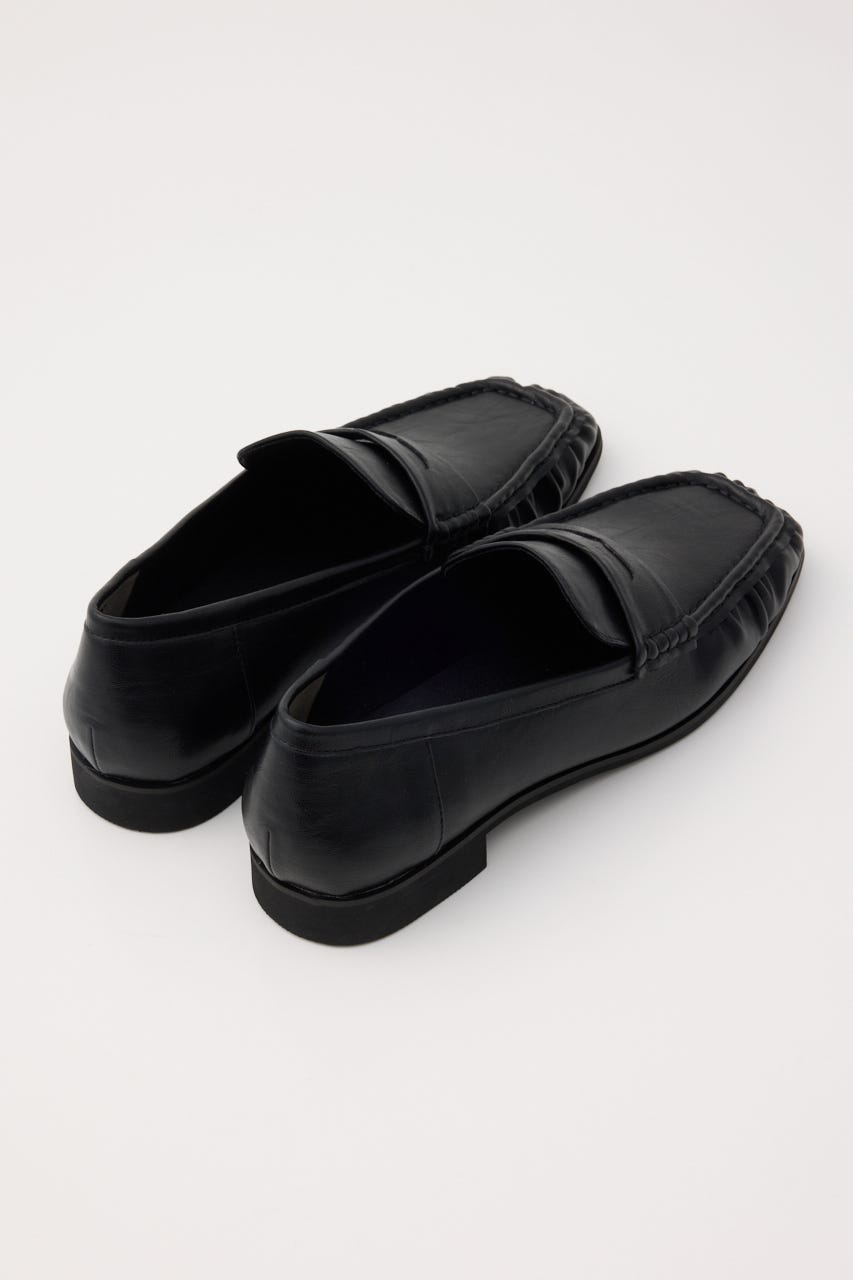GATHER FLAT ローファー BLK L