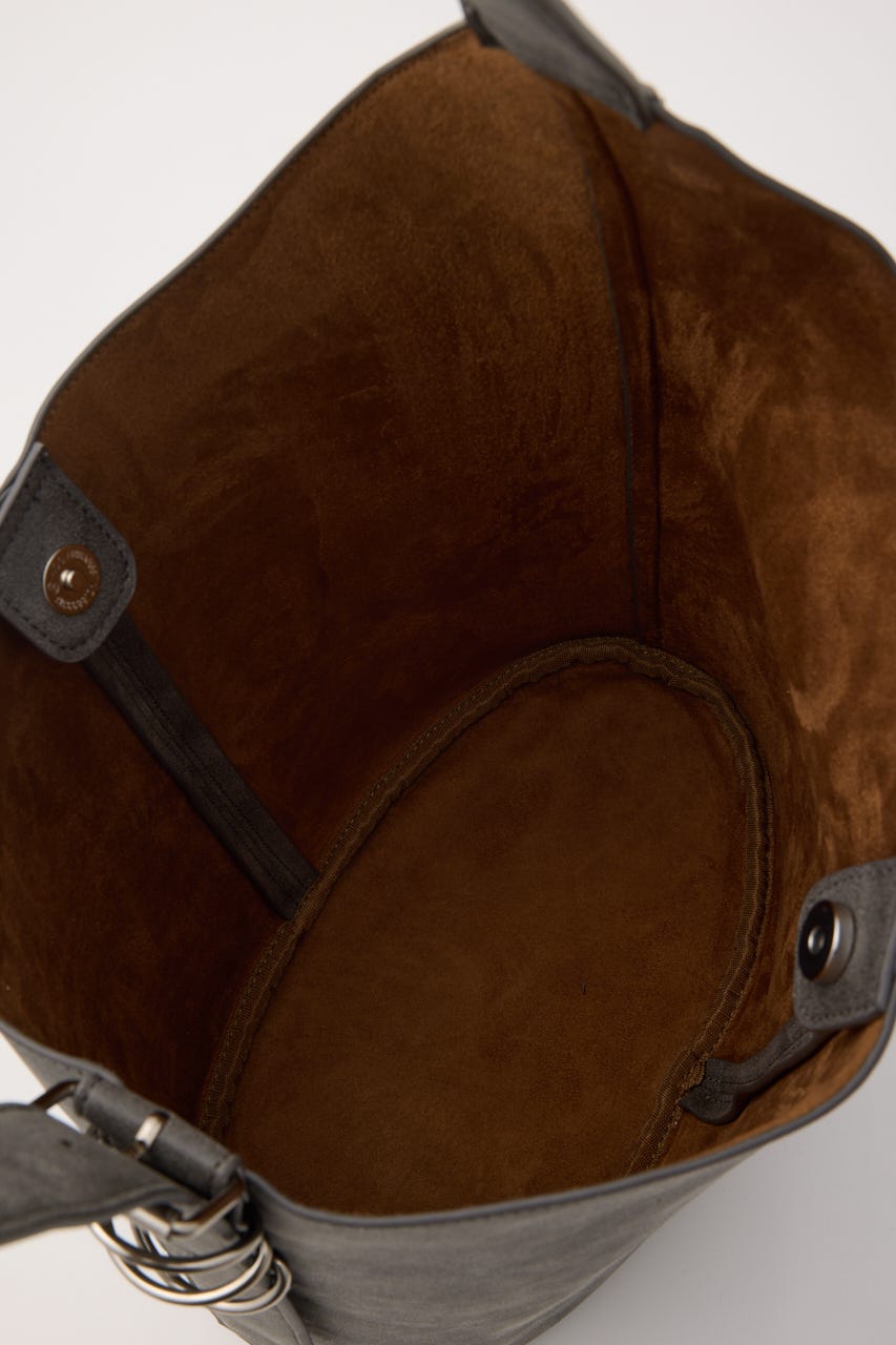 ONE HANDLE BUCKET バッグ L/BLK FREE