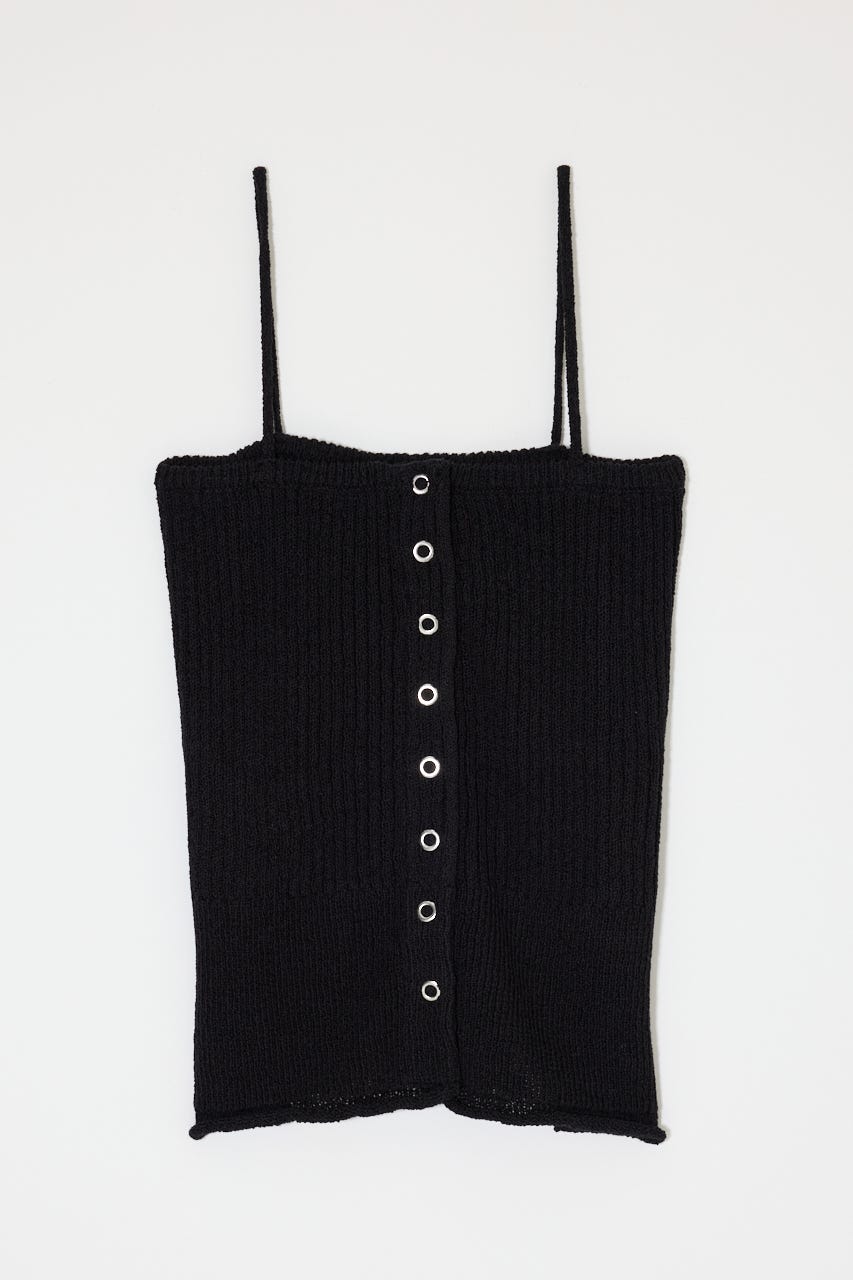 MOUSSY | FRONT BUTTON KNIT キャミ (キャミソール ) |SHEL'TTER WEBSTORE
