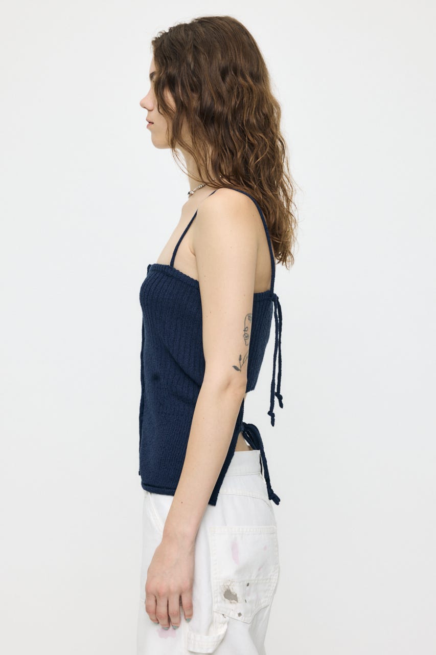 MOUSSY | FRONT BUTTON KNIT キャミ (キャミソール ) |SHEL'TTER WEBSTORE