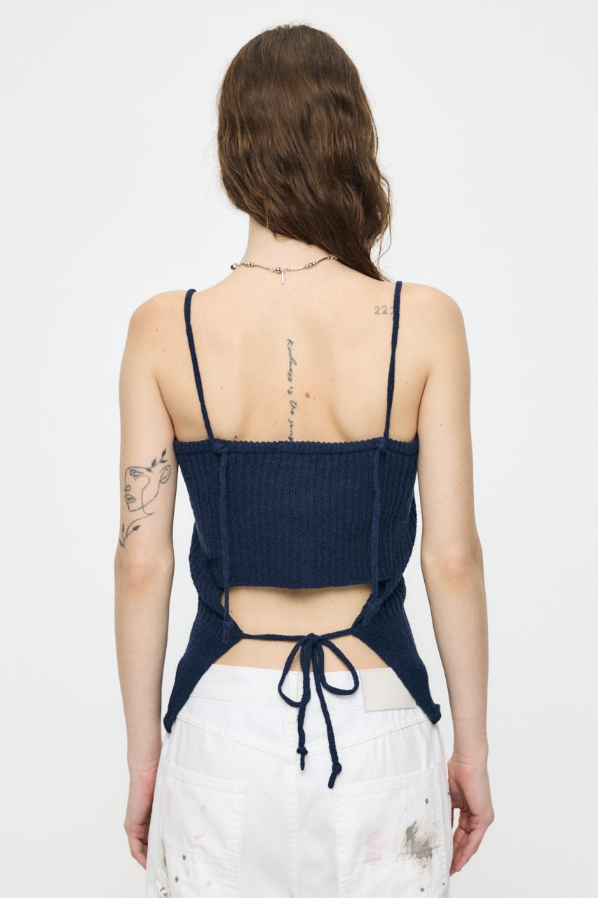 MOUSSY | FRONT BUTTON KNIT キャミ (キャミソール ) |SHEL'TTER WEBSTORE