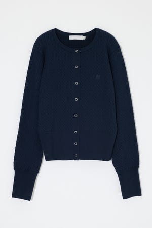 BUTTON UP CABLE カーディガン