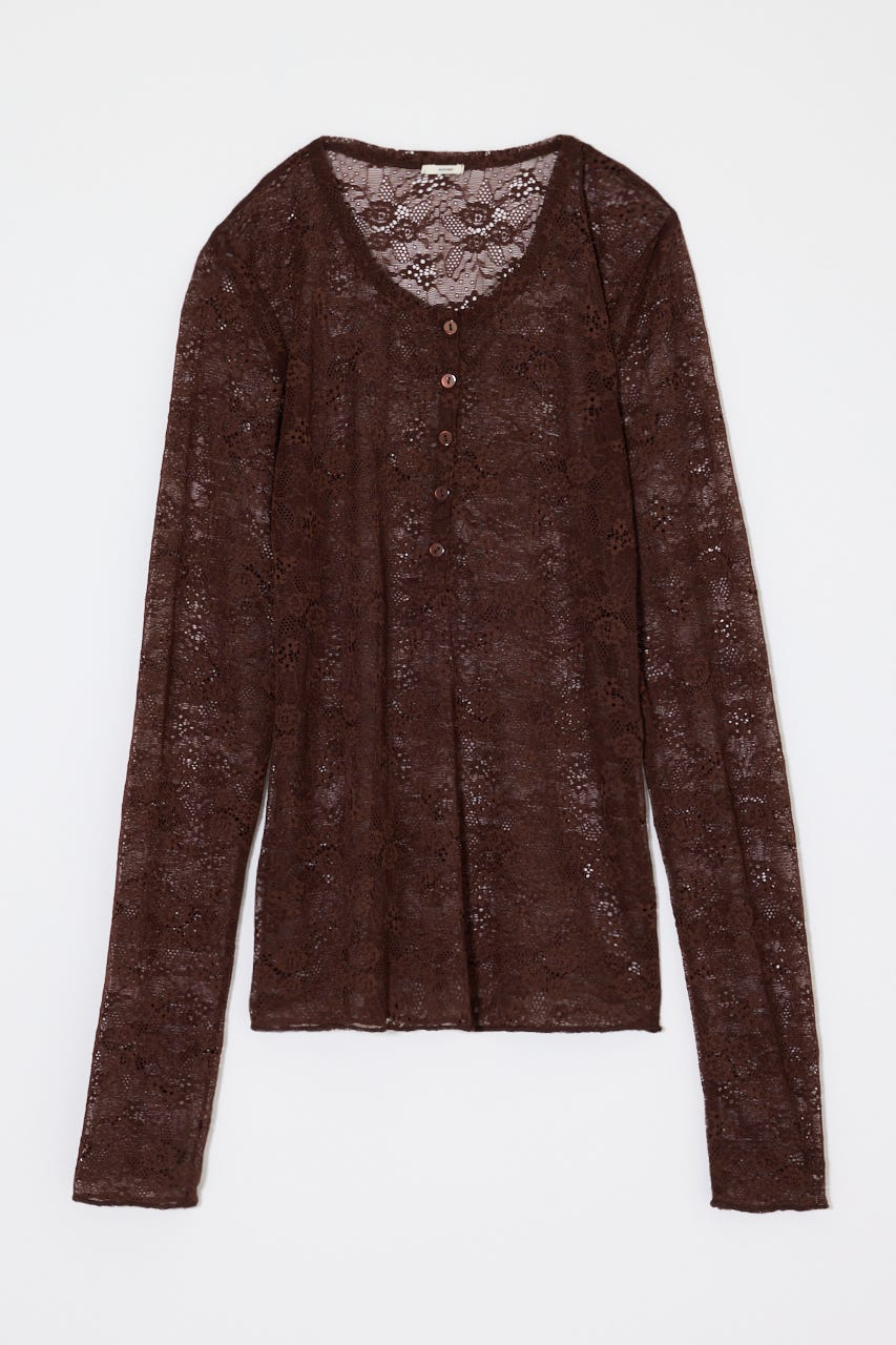 ES HENRY NECK レーストップス BRN 2