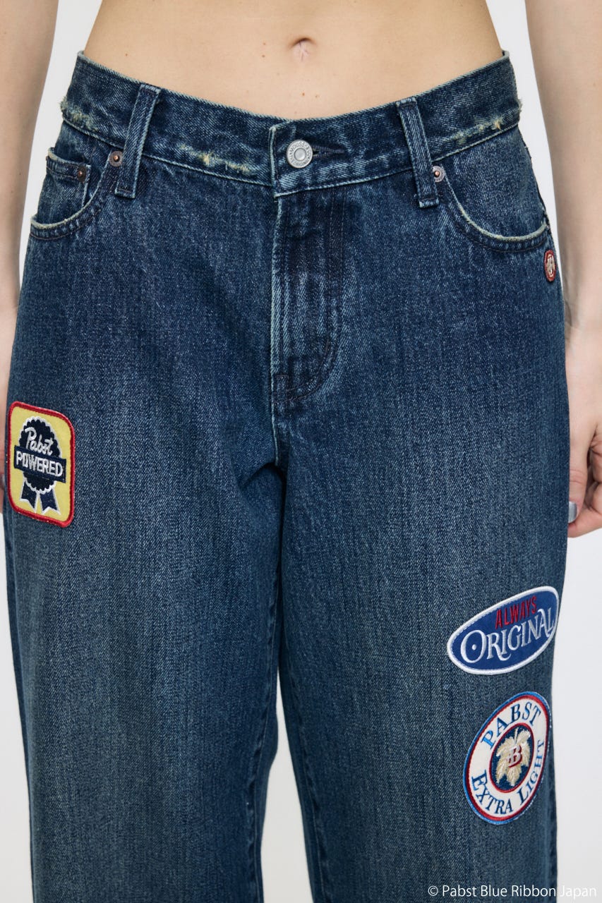 PABST PATCHED WIDE ストレート D/BLU 2