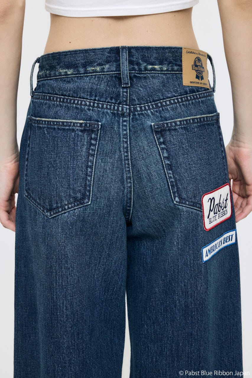 PABST PATCHED WIDE ストレート D/BLU 2