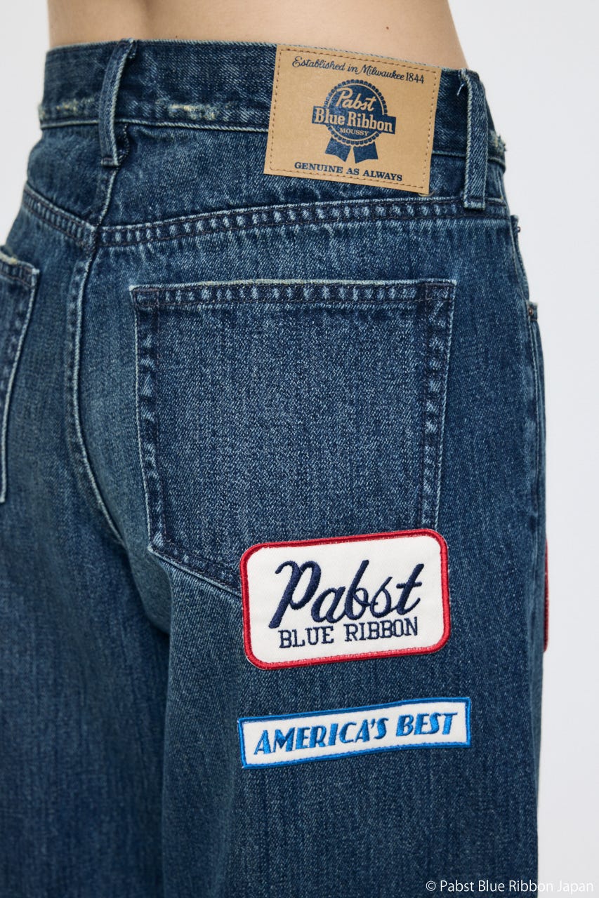 PABST PATCHED WIDE ストレート D/BLU 2