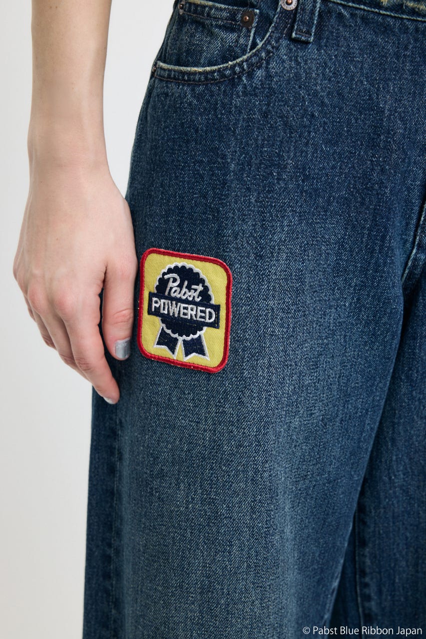 PABST PATCHED WIDE ストレート D/BLU 2