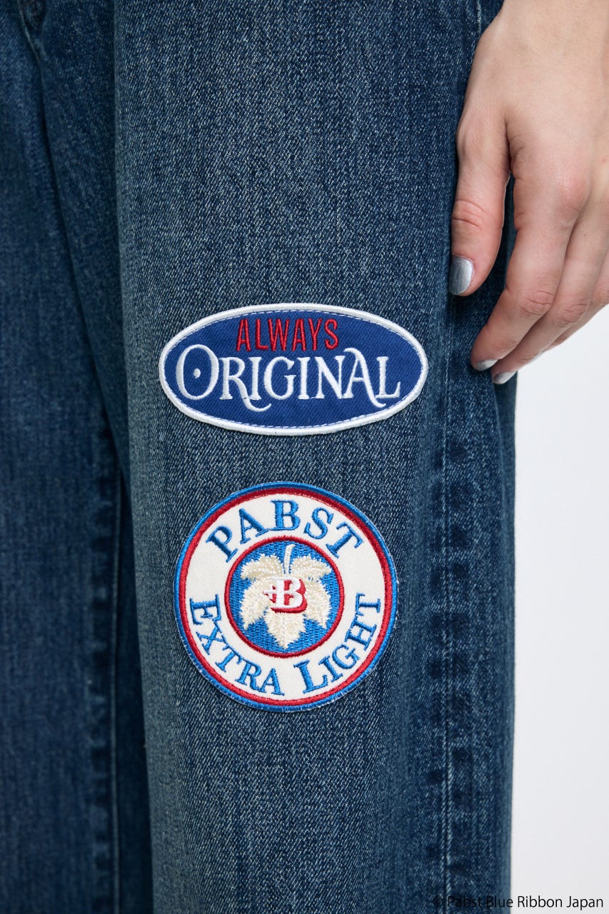 PABST PATCHED WIDE ストレート D/BLU 2