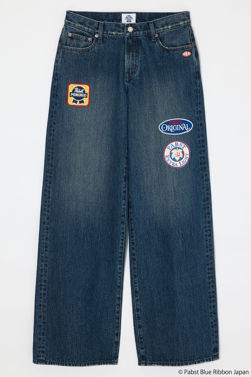PABST PATCHED WIDE ストレート D/BLU 2
