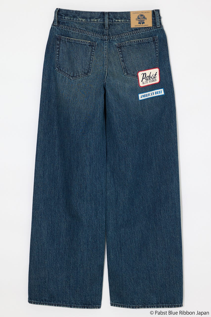 PABST PATCHED WIDE ストレート D/BLU 2