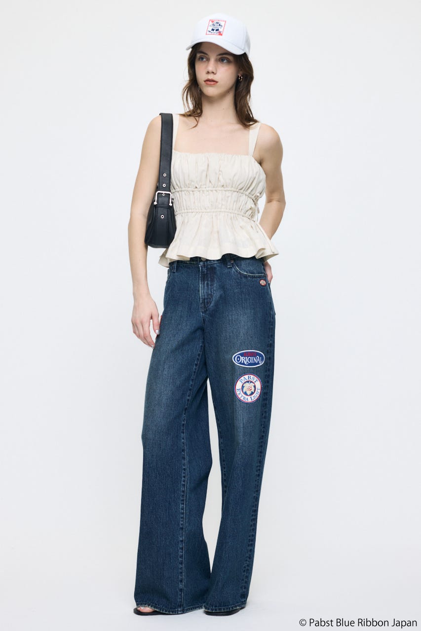 PABST PATCHED WIDE ストレート D/BLU 2