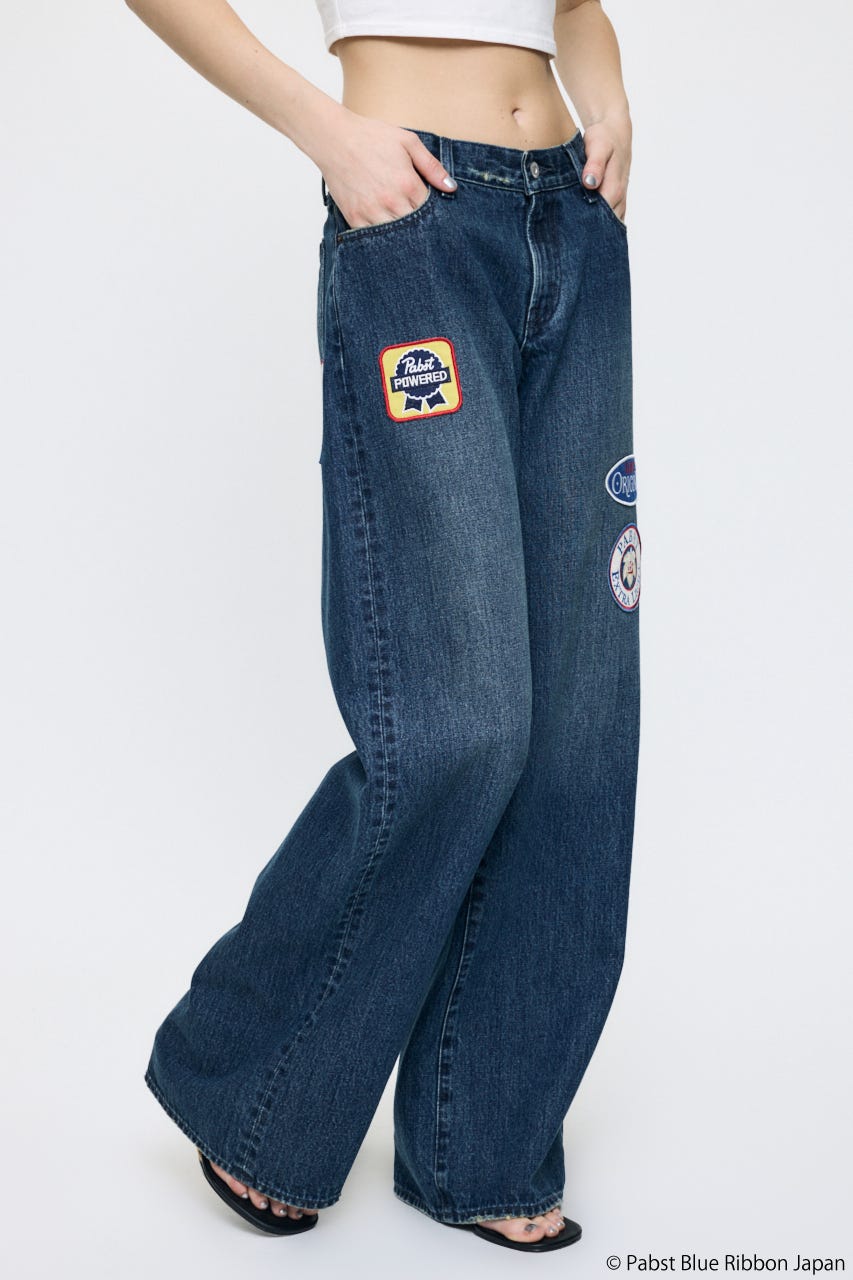 PABST PATCHED WIDE ストレート D/BLU 2