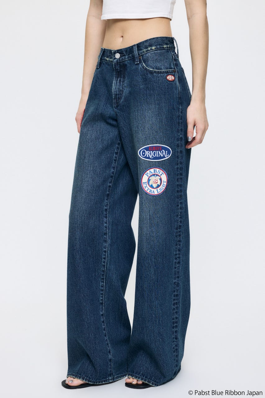 PABST PATCHED WIDE ストレート D/BLU 2