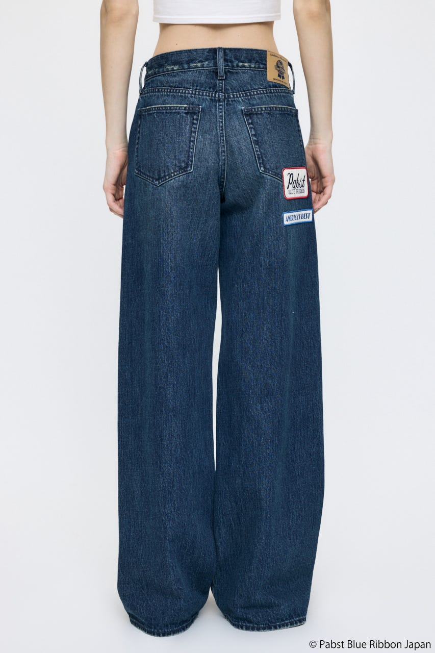 PABST PATCHED WIDE ストレート D/BLU 2