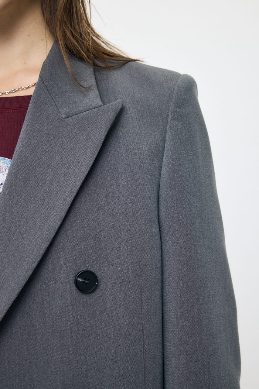 【AW予約アイテム】DOUBLE BREASTED ジャケット GRY 2