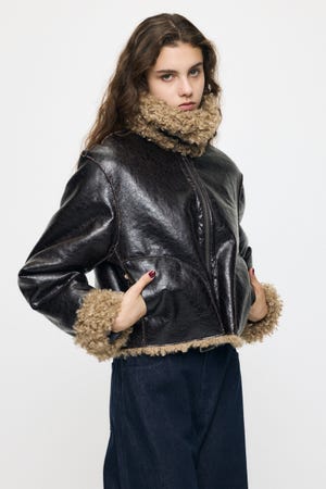 REVERSIBLE CURLY FUR ジャケット