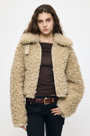 REVERSIBLE CURLY FUR ジャケット