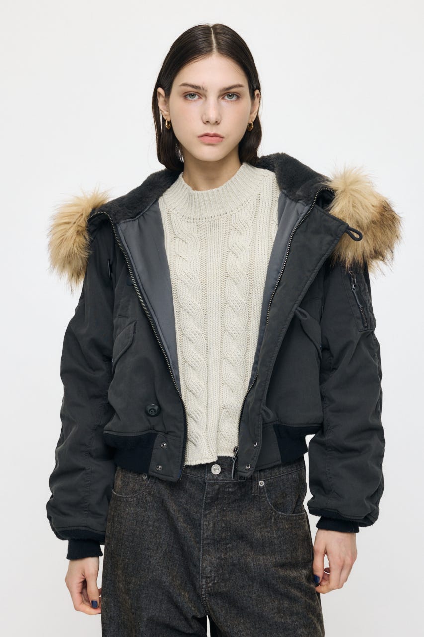 CROPPED N2-B L/BLK FREE