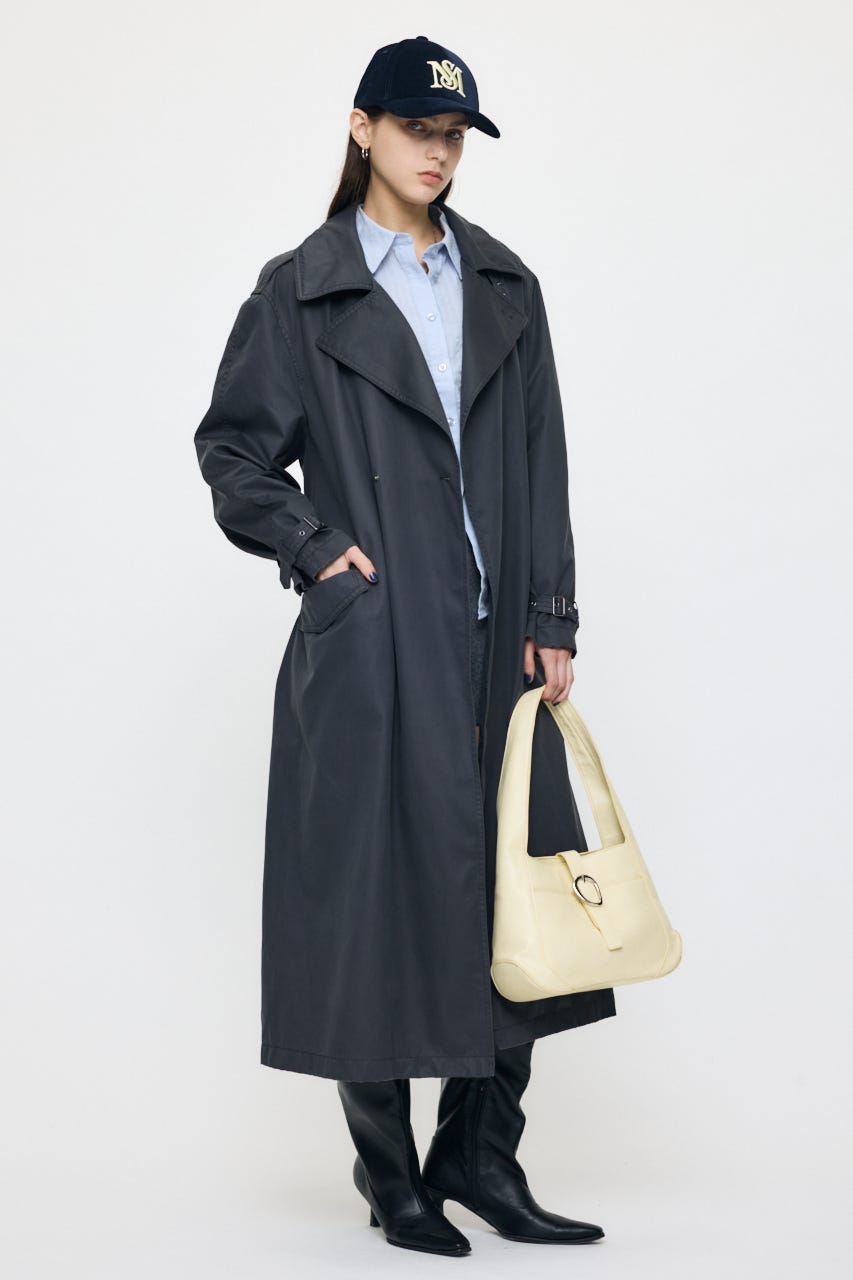 MOTOR TRENC コート L/BLK FREE