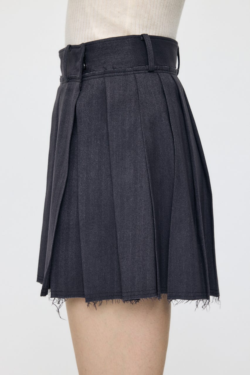 【AW予約アイテム】PLEATED WRAP スカート T.GRY 2